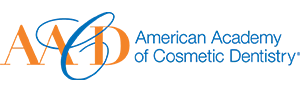 The image is a logo with the text AMERICAN ACADEMY OF COSMETO DENTISTRY prominently displayed, indicating that it represents an organization related to cosmetic dentistry.